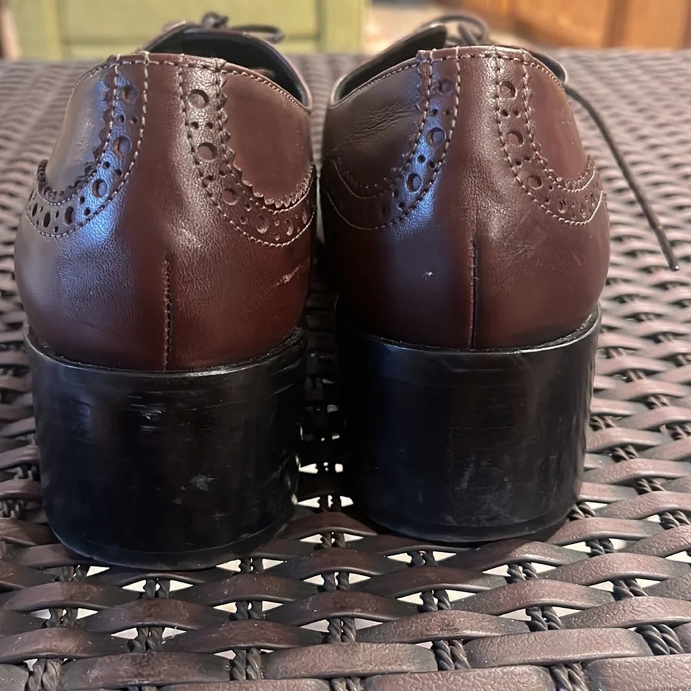 Sundance Brown Leather Women's Shoes - Picture 5 of 9